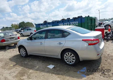 2015 Nissan Sentra S z USA, uszkodzony, nr VIN 3N1AB7AP4FY287685